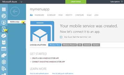 Azure Mobile Service
